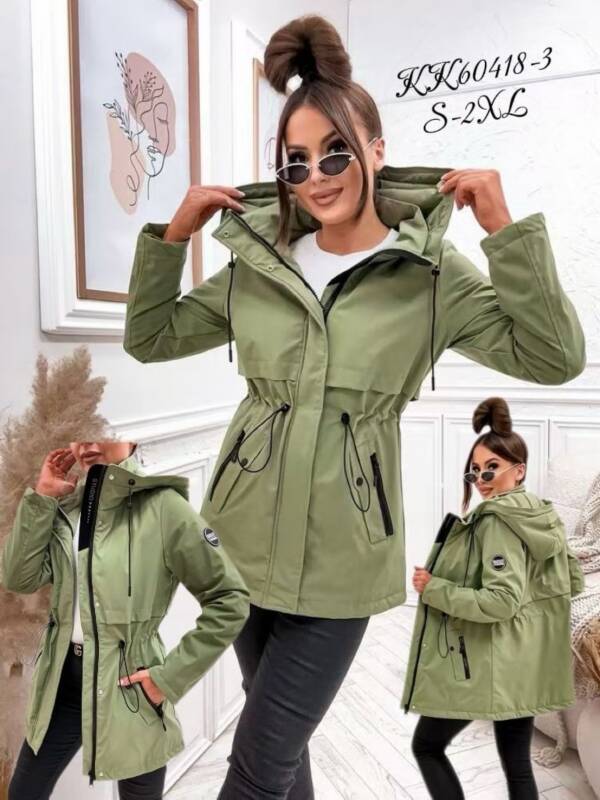 Kurtki damskie cienki Roz S-2XL, 1 Kolor Paczka 5 szt